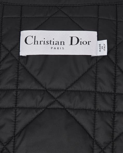 christian dior gilet|Dior long cannage jacket.